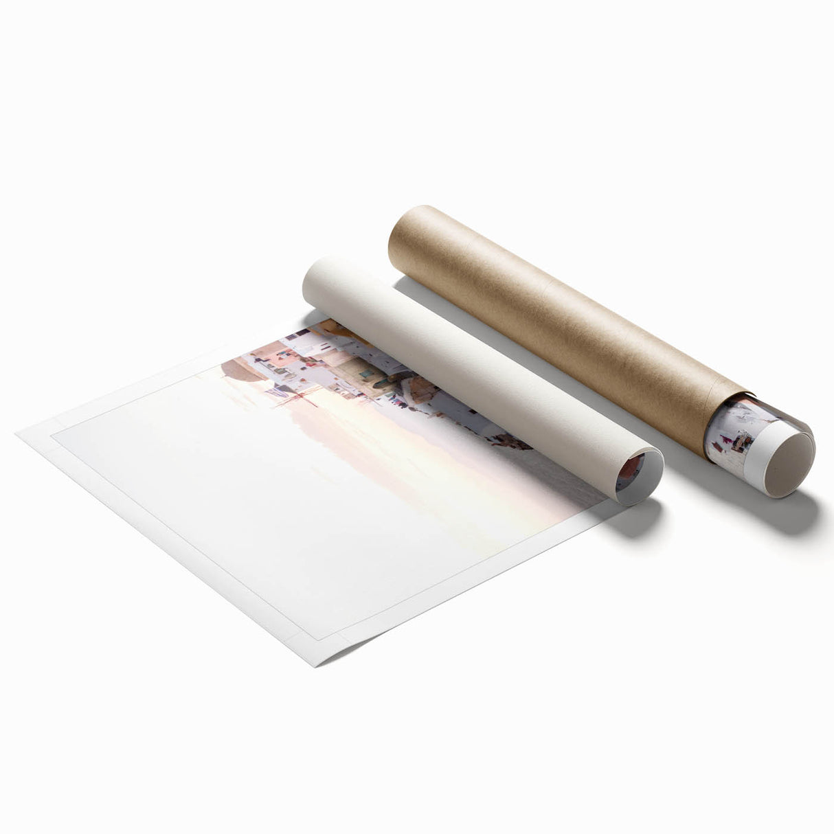 Extra large rolled canvas print featuring a vibrant floral design, ideal for classy bathroom or large living room decor.