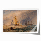 Romanticism Art - Sheerness at Sea - Classic Romantic Nautical Print