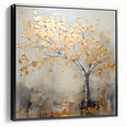 Framed abstract floral wall art in vibrant colors, showcasing intricate designs on a black background, viewed from the side, perfect for modern decor.