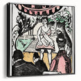 Ernst Ludwig Kirchner's Singer Scene - Vibrant Expressionist Artwork