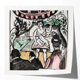 Ernst Ludwig Kirchner's Singer Scene - Vibrant Expressionist Artwork