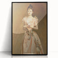 Classical Realism Portrait - Elegant Victorian Lady Realistic Wall Art