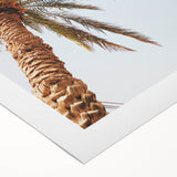 Art deco poster featuring a vibrant summer scene on rolled canvas, ideal for dining room wall art.