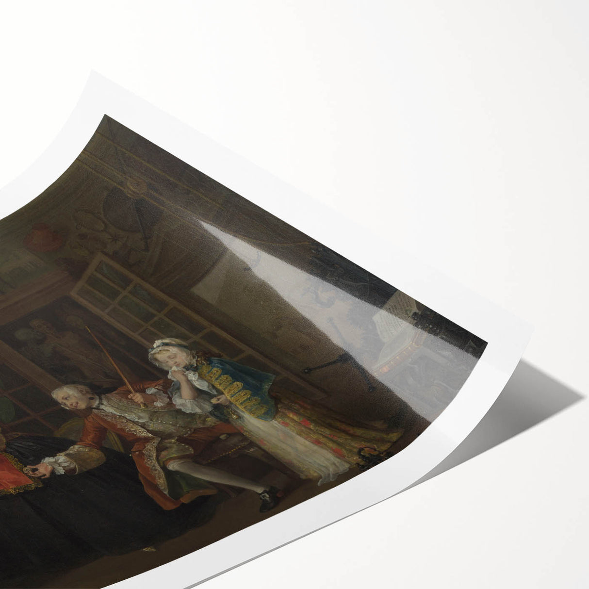 Romanticism Art - Marriage A-la-Mode 3 - Classic Romantic Print