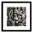 Franz Marc's Lizards (1912) - Bold Black & White Expressionist Art