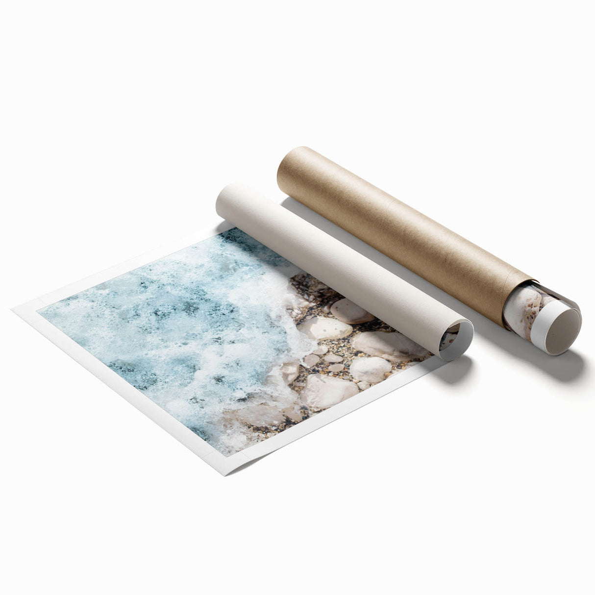 Extra large rolled canvas featuring a floral art design in vibrant summer hues, ideal for classy bathroom wall art.