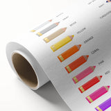Colors Educational Wall Art - Kids' Learning Poster