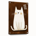 Nursery Wall Art – Adorable Minimalist Cat Print for Kids' Rooms
