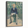 Impressionism Wall Art - Portrait of George Moore in Garden - Manet Art Print