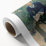 Impressionism Wall Art - Portrait of George Moore in Garden - Manet Art Print