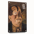 Expressive Clown Portrait - Modern Wall Art with Bold, Emotional Style