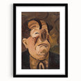 Expressive Clown Portrait - Modern Wall Art with Bold, Emotional Style