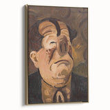 Expressive Clown Portrait - Modern Wall Art with Bold, Emotional Style