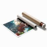 Realism Art Prints - Campfire in Adirondacks by Winslow Homer Wall Art