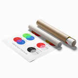 Kids Educational Wall Art - Color Mixing Chart for Learning