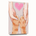 Kids Room Art Prints – Heartwarming Pet Love Illustration Wall Art
