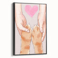 Kids Room Art Prints – Heartwarming Pet Love Illustration Wall Art