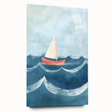 Sailboat Nursery Wall Art - Baby Room & Kids Room Decor