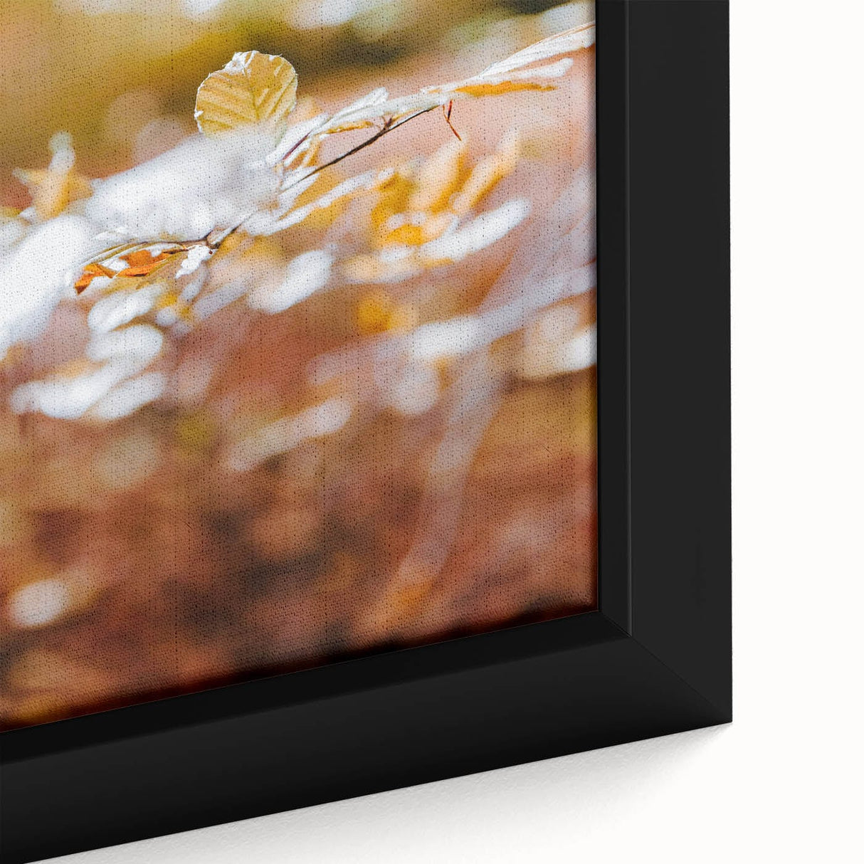 Extra large black canvas depicting a textured, colorful abstract design, ideal for living room decor.