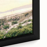 Extra large framed canvas featuring a textured, colorful abstract design with black accents, ideal for living room decor.
