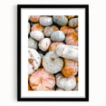 Abstract art print featuring textured, colorful autumn leaves on an extra large canvas, ideal for living room decor.