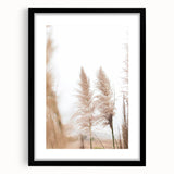 Extra large abstract art print featuring vibrant, textured summer colors on a black framed canvas.