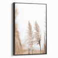 Black and white framed canvas featuring a vintage summer landscape, ideal for bedroom wall decor.