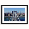 Landscape bridge frame in matte black finish showcasing a modern design, ideal for displaying art or photographs. Perfect for contemporary home decor.