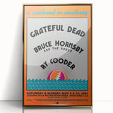 Grateful Dead Retro Wall Art - Vintage Monterey 1987 Poster