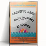 Grateful Dead Retro Wall Art - Vintage Monterey 1987 Poster