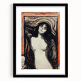 Edvard Munch's Madonna - Iconic Expressionist Oil Painting Print