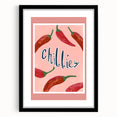 Extra large abstract art print featuring vibrant, textured fruit designs on a black framed canvas.