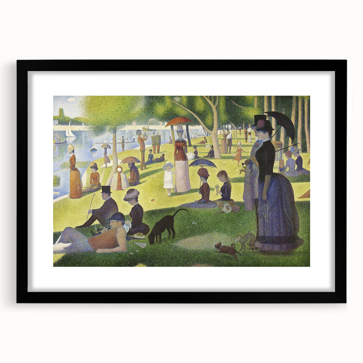 A Sunday on La Grande Jatte by Seurat: Classic Impressionist Wall Art