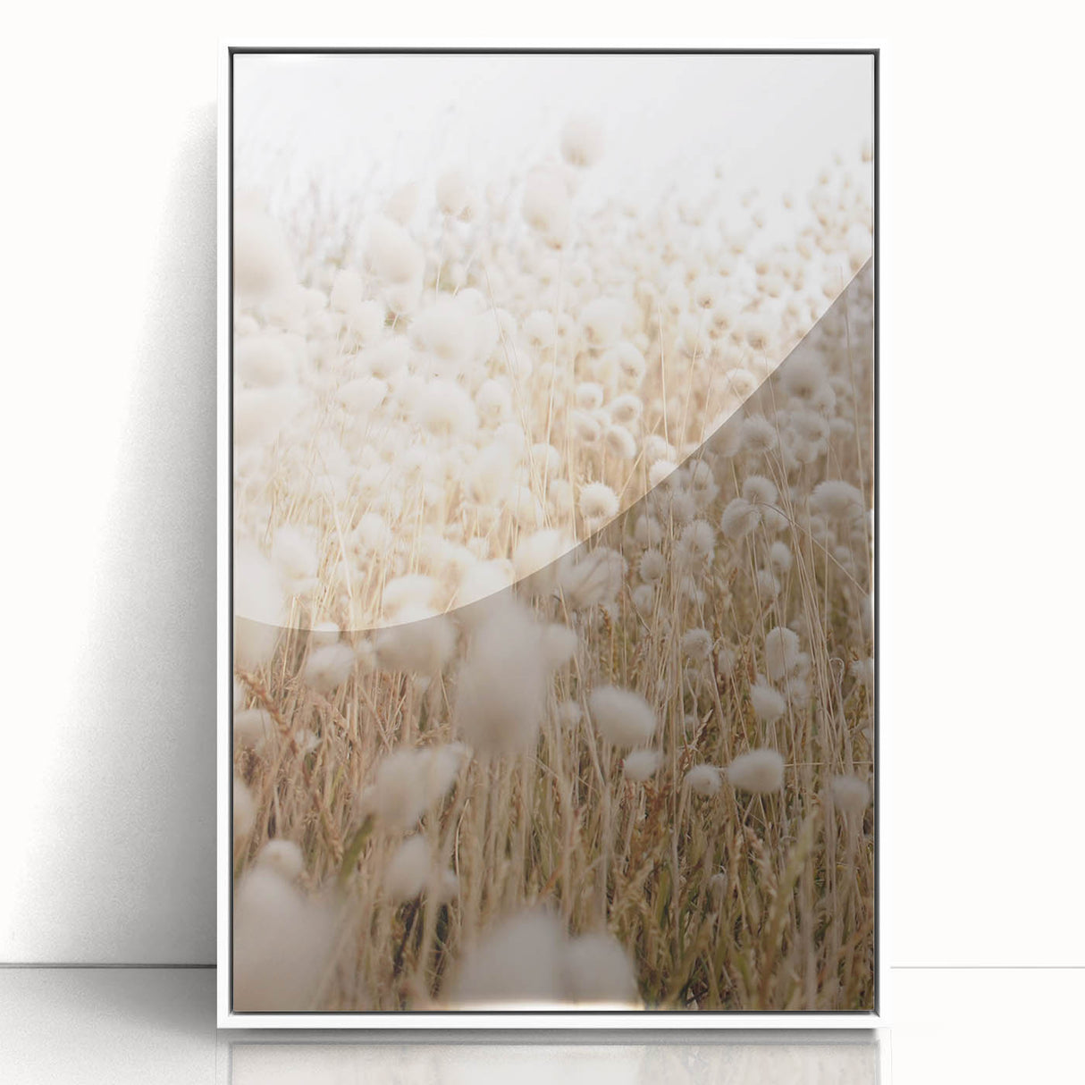 Art deco poster of summer season in vibrant colors on white acrylic, ideal for modern nursery wall decor.