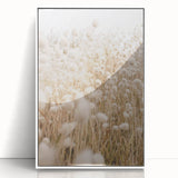 Art deco poster of summer season in vibrant colors on white acrylic, ideal for modern nursery wall decor.