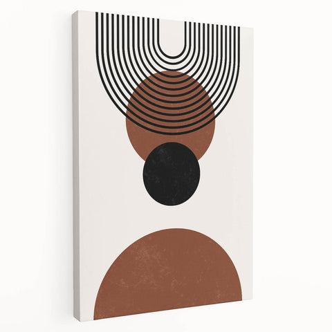 Framed Dining Room Prints – Geometric Abstract Canvas Art
