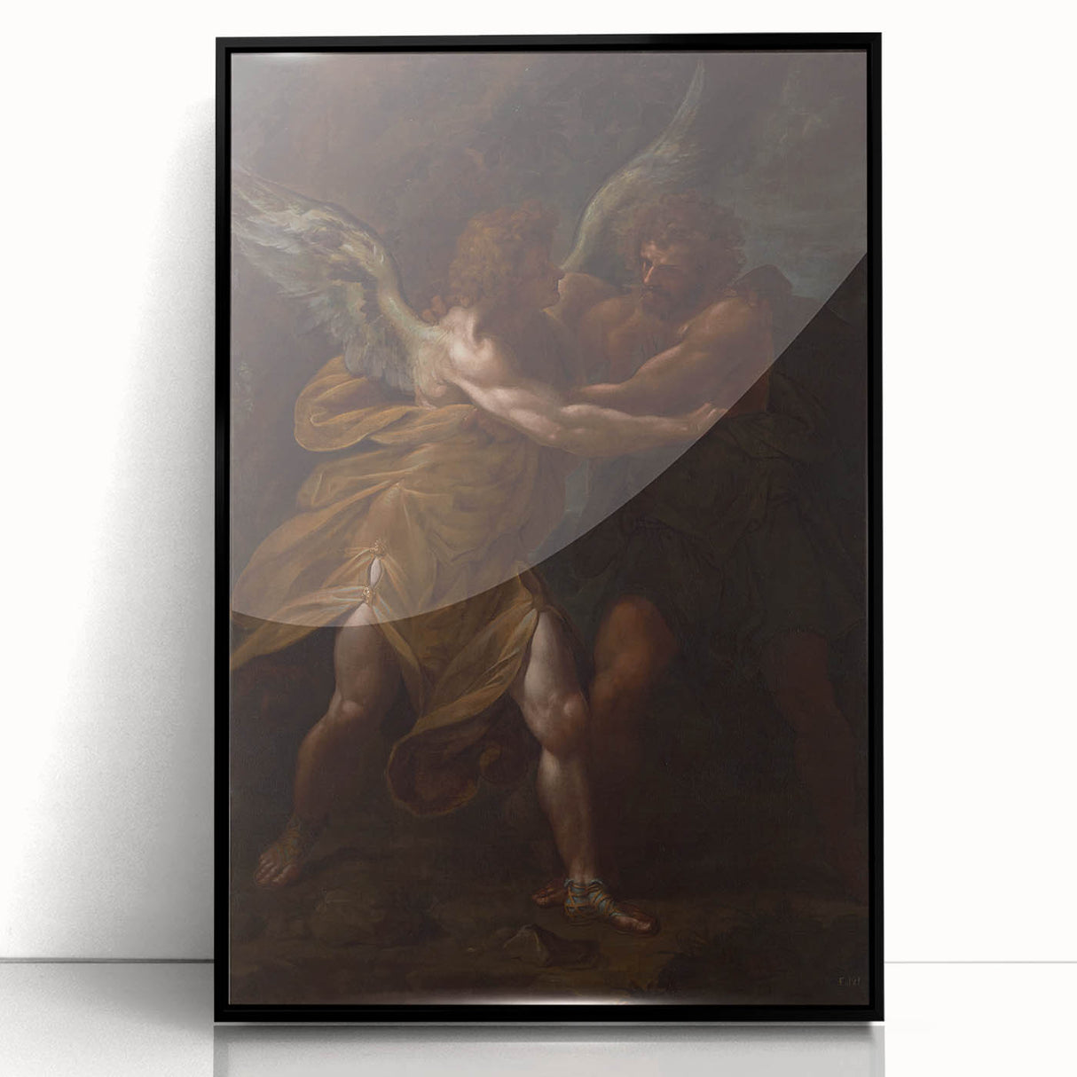 Baroque Art Landscape - Historical Print with Rich Detailing