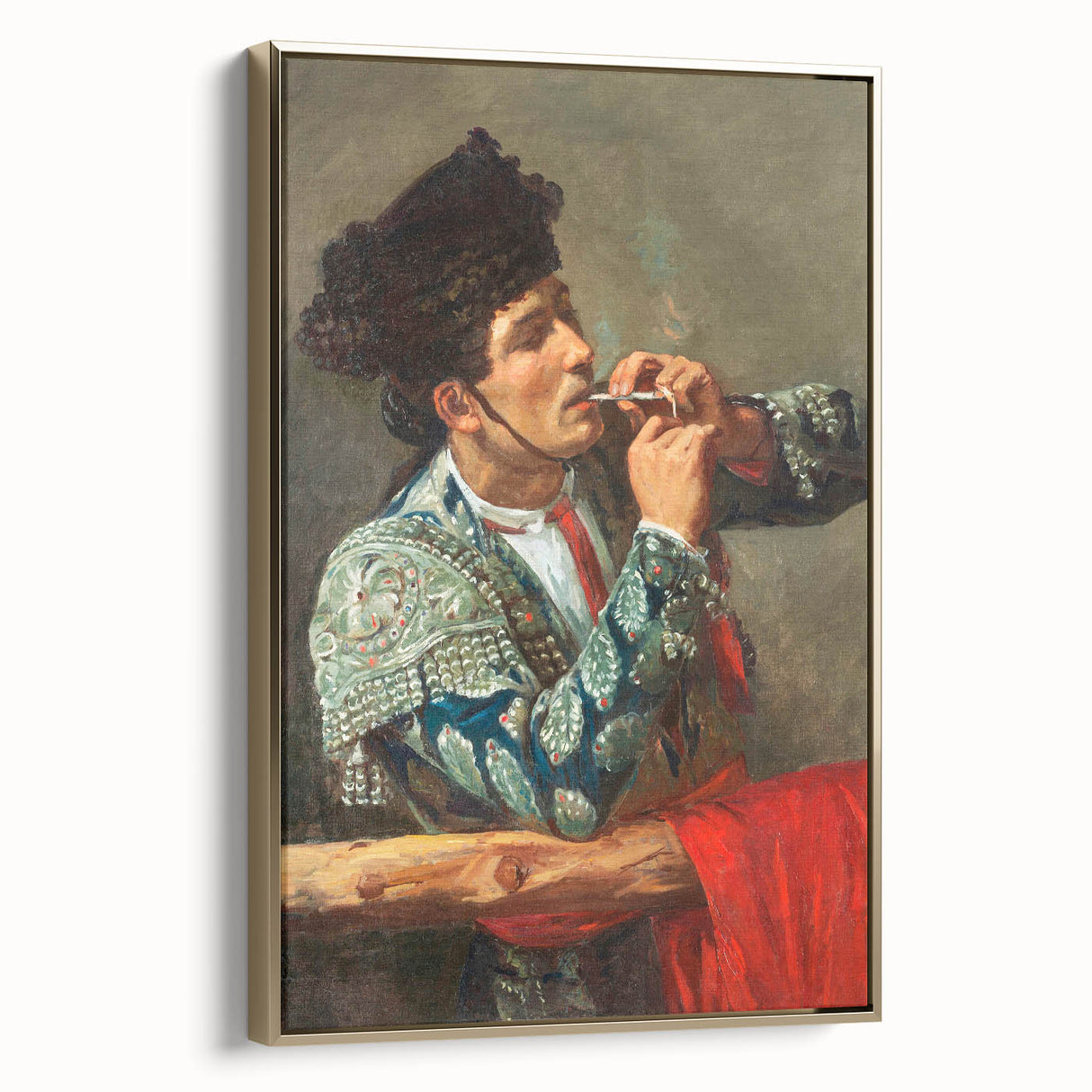 After the Bullfight - Spanish Matador Portrait by Mary Cassatt