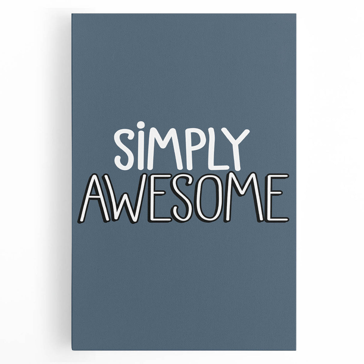 Simply Awesome - Boys Room Wall Art Kids Wall Decor