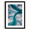 Framed landscape artwork showcasing serene sand dunes, featuring a black mat and sleek frame, perfect for modern home decor. Ideal for enhancing interior spaces.