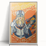 Aerosmith Retro Poster – Vintage Tour Wall Art Print