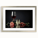 Wine & Cheese Elegance - Sophisticated Kitchen Wall Art