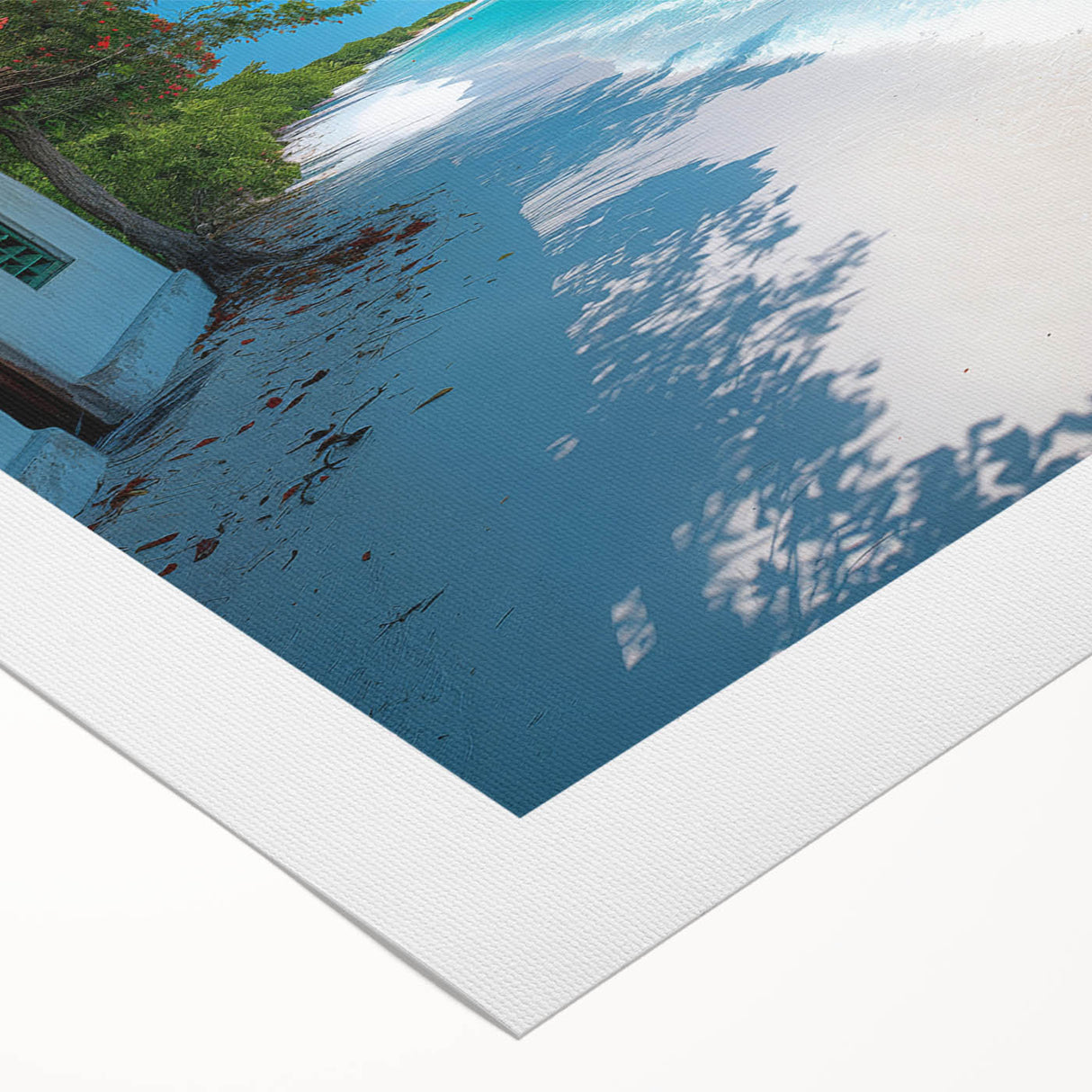 Art Deco poster of a Kenyan landscape in muted earth tones on rolled canvas, suitable for dining room decor.