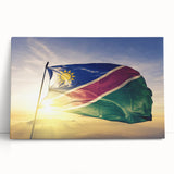 Monochrome stretched canvas of a Namibian landscape, ideal for kitchen wall art or bedroom decor.