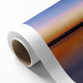 Art deco poster of a serene Myanmar landscape in pastel shades on rolled canvas, ideal for nursery wall art.