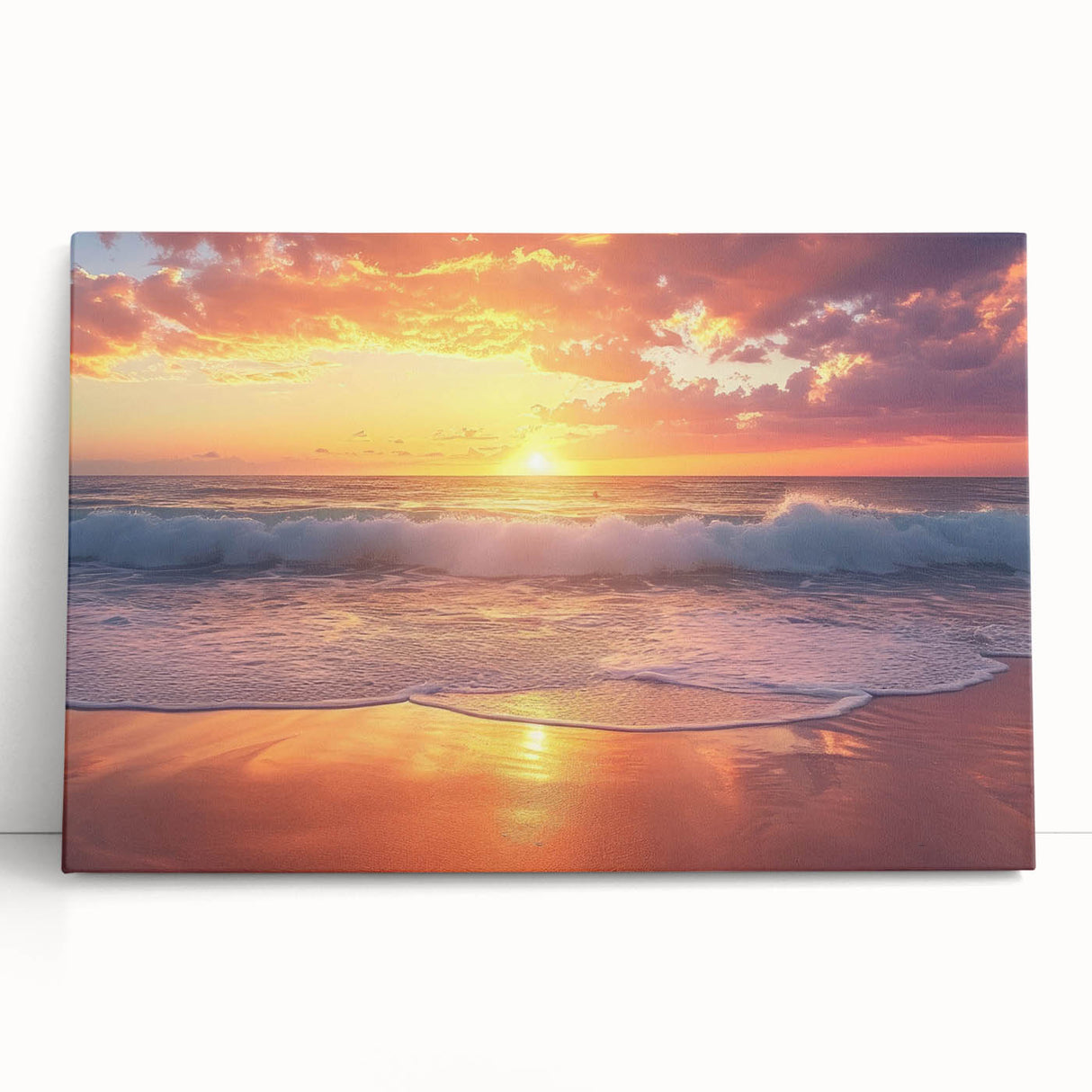 Black and white photo of the Caribbean Bahamas on stretched canvas, ideal for kitchen wall art.