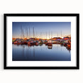 Abstract art print of a vibrant European scenery in blues and greens on a textured, extra large canvas.