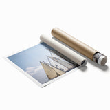 Extra large rolled print of Southern France scenery with vibrant floral elements, ideal for classy bathroom wall art.