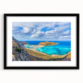 Extra large abstract art print featuring a colorful, textured depiction of a European scene, ideal for living room decor.