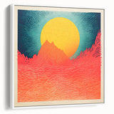 Black wall art featuring a textured depiction of Tahiti with vibrant colors on an extra large framed canvas.
